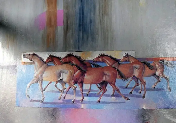 Caballos Fantasma, obra 9, de Jorge Korea