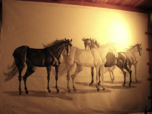 Caballos Fantasma, obra 19, de Jorge Korea