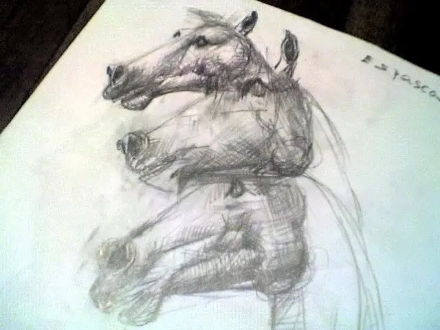 Dibujo, obra 11, de Jorge Korea