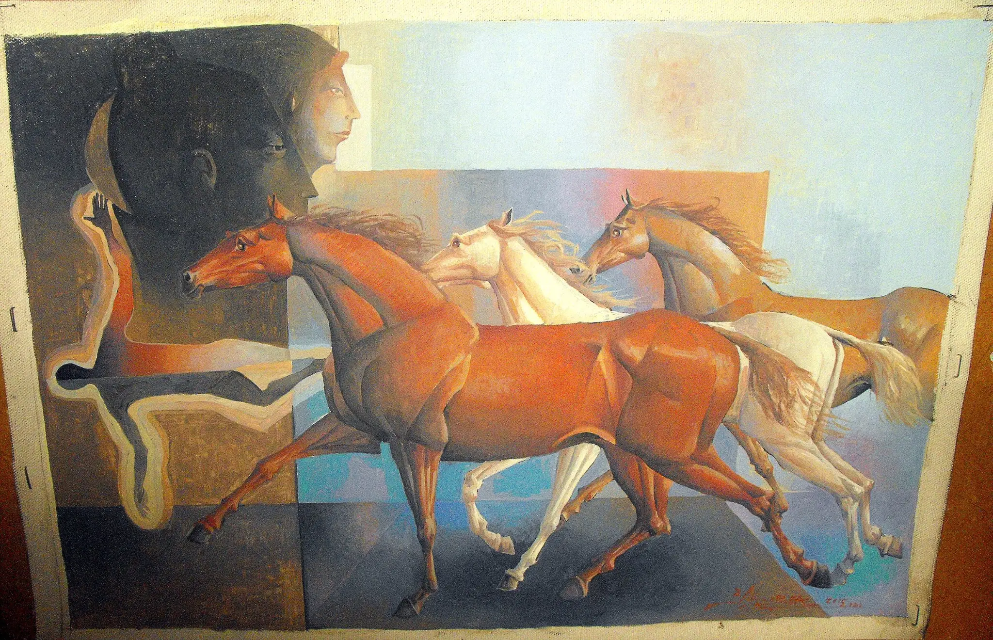 Mundos Presentidos, obra 1, de Jorge Korea