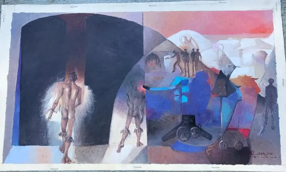 Mundos Presentidos, obra 9, de Jorge Korea