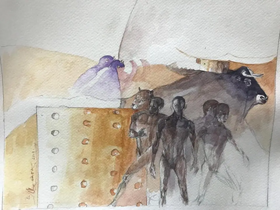 Mundos Presentidos, obra 10, de Jorge Korea