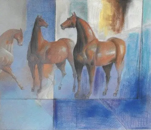 Tiza pastel, obra 2, de Jorge Korea