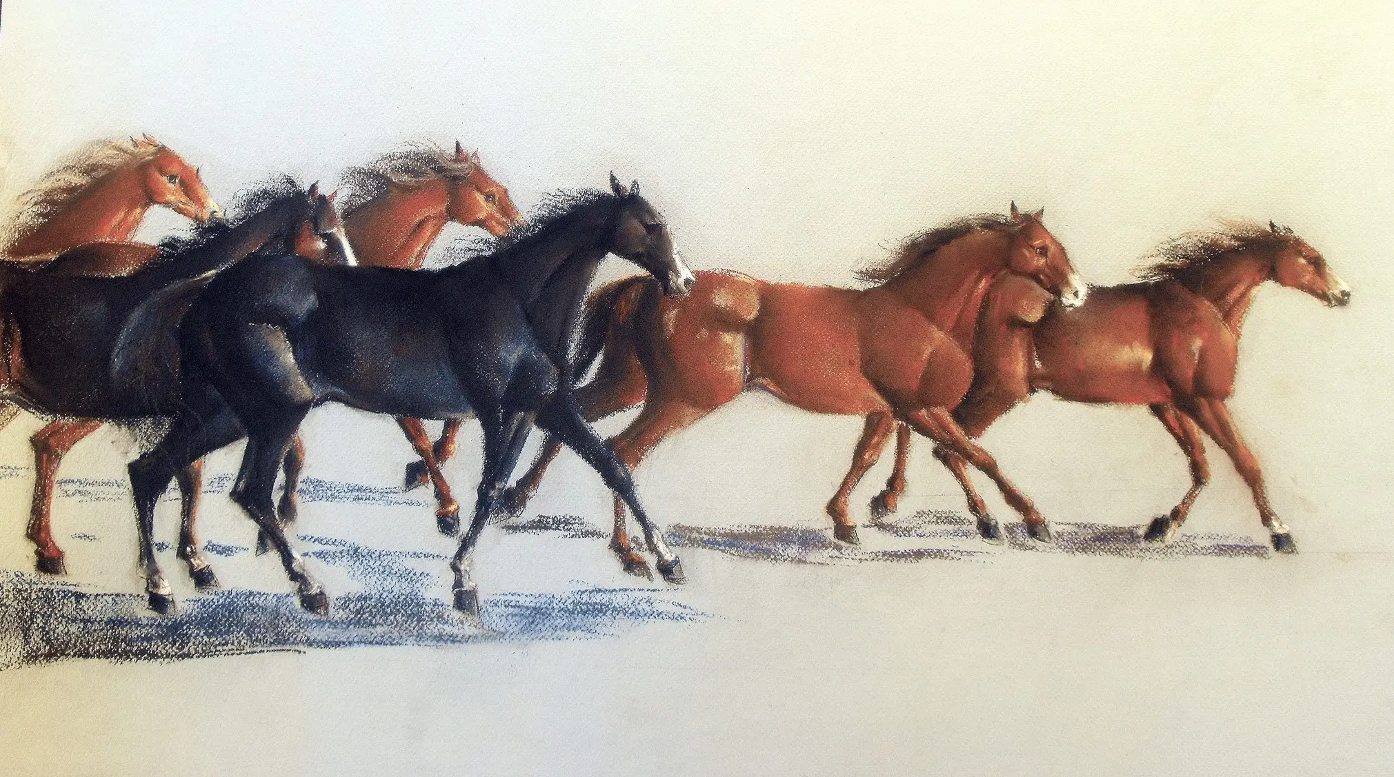 Tiza pastel, obra 4, de Jorge Korea